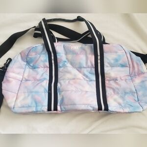 Pink Victorias Secret Duffel Bag